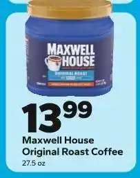 Save a Lot Maxwell House Original Roast Coffee offer
