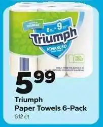 Save a Lot Triumph Paper Towels 6-Pack offer