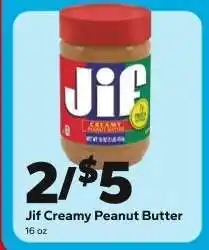 Save a Lot Jif Creamy Peanut Butter offer