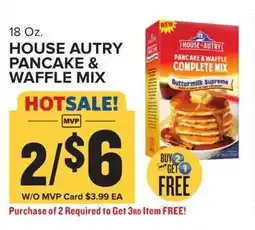 Food Lion HOUSE AUTRY PANCAKE & WAFFLE MIX offer