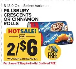 Food Lion Pillsbury Crescents or Cinnamon Rolls offer