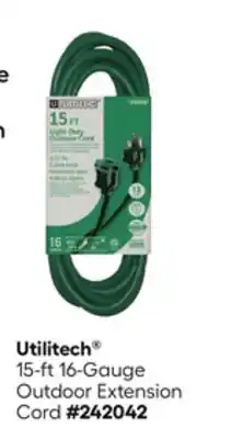Lowe's 15-ft 16-Gauge Outdoor Extension Cord offer