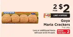 ShopRite Goya Maria Crackers offer