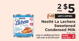 ShopRite Nestlé La Lechera Sweetened Condensed Milk offer