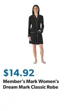 Sam's Club Member's Mark Women's Dream Mark Classic Robe offer