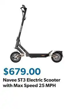 Sam's Club Navee ST3 Electric Scooter with Max Speed 25 MPH offer