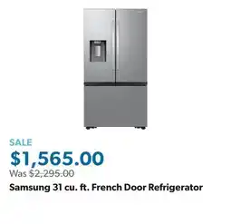 Sam's Club Samsung 31 cu. ft. French Door Refrigerator offer