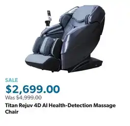 Sam's Club Titan Rejuv 4D AI Health-Detection Massage Chair offer