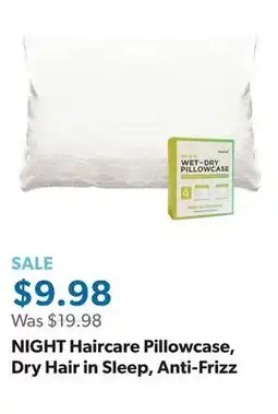Sam's Club NIGHT Haircare Pillowcase, Dry Hair in Sleep, Anti-Frizz offer