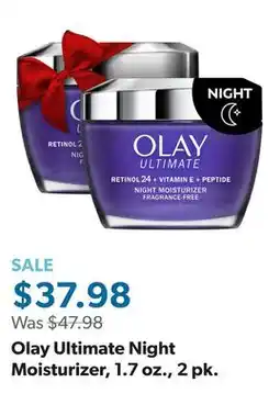Sam's Club Olay Ultimate Night Moisturizer, 1.7 oz., 2 pk offer