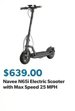 Sam's Club Navee N65i Electric Scooter with Max Speed 25 MPH offer