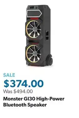 Sam's Club Monster GI30 High-Power Bluetooth Speaker offer