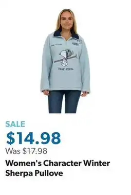 Sam's Club Women's Character Winter Sherpa Pullove offer