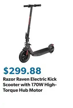 Sam's Club Razor Raven Electric Kick Scooter with 170W High-Torque Hub Motor offer