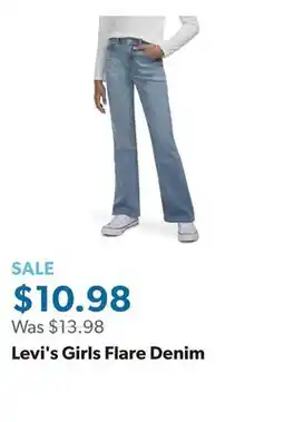 Sam's Club Levi's Girls Flare Denim offer