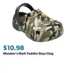 Sam's Club Member's Mark Toddler Boys Clog offer
