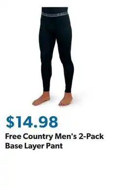 Sam's Club Free Country Men's 2-Pack Base Layer Pant offer