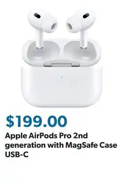 Sam's Club Apple AirPods Pro 2nd generation with MagSafe Case USB‑C offer