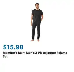 Sam's Club Member's Mark Men's 2-Piece Jogger Pajama Set offer