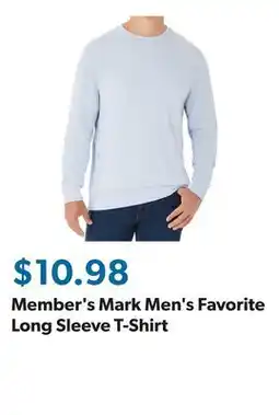 Sam's Club Member's Mark Men's Favorite Long Sleeve T-Shirt offer