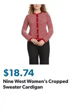 Sam's Club Nine West Women's Cropped Sweater Cardigan offer