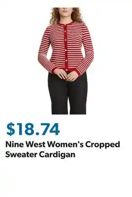Sam's Club Nine West Women's Cropped Sweater Cardigan offer