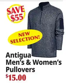 Ocean State Job Lot Antigua Men's & Women's Pullovers offer