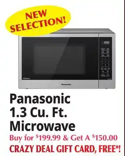 Ocean State Job Lot Panasonic 1.3 Cu. Ft. Microwave offer