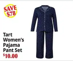 Ocean State Job Lot Tart Women's Pajama Pant Set offer