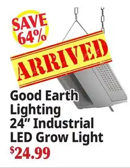 Ocean State Job Lot Good Earth Lighting 24 Industrial LED Grow Light offer