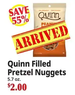 Ocean State Job Lot Quinn Filled Pretzel Nuggets offer