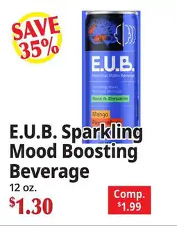 Ocean State Job Lot E.U.B. Sparkling Mood Boosting Beverage offer