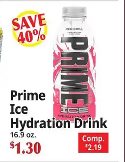 Ocean State Job Lot Prime Ice Hydration Drink offer