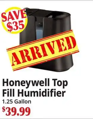 Ocean State Job Lot Honeywell Top Fill Humidifier offer