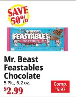 Ocean State Job Lot Mr. Beast Feastables Chocolate offer
