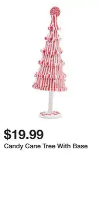 TJ Maxx Candy Cane Tree With Base offer