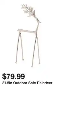 TJ Maxx 31.5in Outdoor Safe Reindeer offer