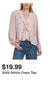 TJ Maxx Solid Aritzia Crepe Top offer