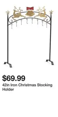 TJ Maxx 42in Iron Christmas Stocking Holder offer