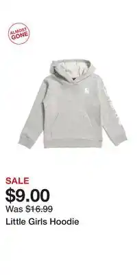 TJ Maxx Little Girls Hoodie offer