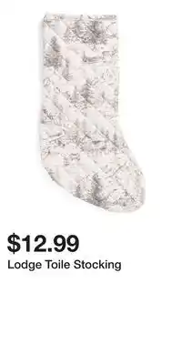 TJ Maxx Lodge Toile Stocking offer