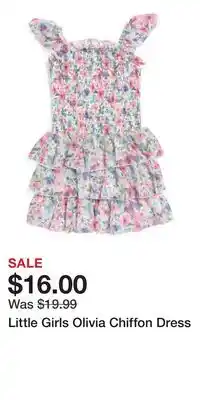 TJ Maxx Little Girls Olivia Chiffon Dress offer