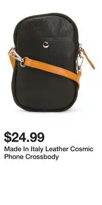 TJ Maxx Made In Italy Leather Cosmic Phone Crossbody offer