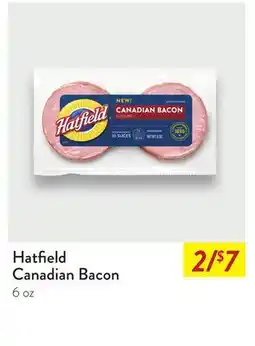 Fresh Thyme Hatfield Canadian Bacon offer