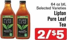 Shop 'n Save Lipton Pure Leaf Tea offer