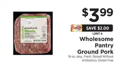 ShopRite Wholesome Pantry Ground Pork offer