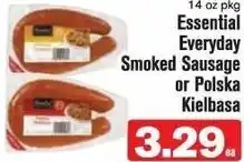 Shop 'n Save Essential Everyday Smoked Sausage Or Polska Kielbasa offer