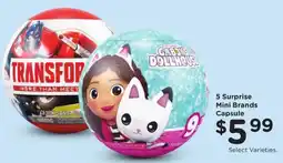Kroger 5 Surprise Mini Brands Capsule offer