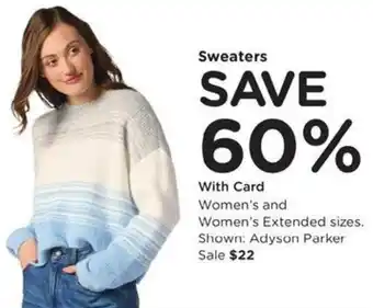 Kroger Sweaters offer