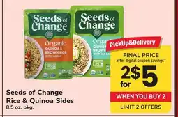 ACME Seeds of Change Rice & Quinoa Sides offer